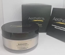 Aesthetica Banana Loose Setting Powder Flash Friendly Matte Finish SEALED BOXED 