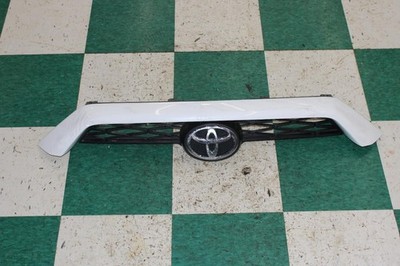 14-19 4 Runner OEM Painted White Front Bumper Hood Upper Grill Polished Emblem