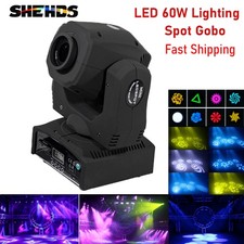 SHEHDS 60W LED Spot RGBW Moving Head Lighting Gobo Stage Light DMX Party DJ Club