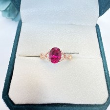 Sapphire Ring, Cluster Ring, 925 Sterling Silver, Lab Created