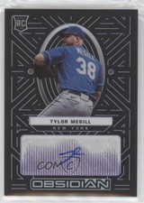 2022 Chronicles Obsidian Electric Etch Purple 72/99 Tylor Megill Auto 0hw6