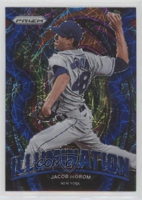 2022 Panini Prizm Illumination Blue Velocity Prizm Jacob deGrom #IL-1 0a6