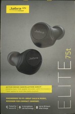Jabra Elite 75t True Wireless Earbuds - Black