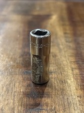Snap-on Tools 5/16” Semi-Deep Socket 1/4” Drive 6 Point TMS10 USA SAE VGC