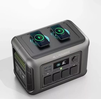 ALLPOWERS R1500 1800W Tragbare Powerstation 1152Wh LiFePO4 Generator Camping Wohnmobil
