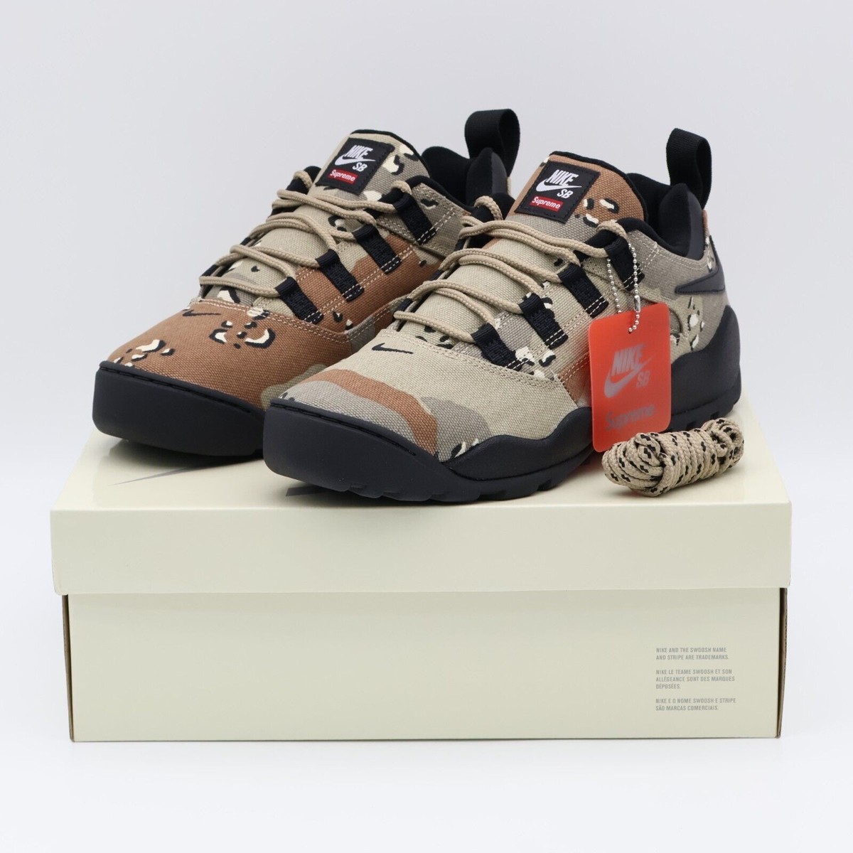 Supreme Nike SB Darwin Low デザートカモ　27cm FQ3000-200 Supreme Nike SB Darwin Low Desert Camo Khaki Archaeo