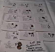 Huge Selection Vtg & Antique Saphiret Stones Mix Shapes sizes blue Gold Lot 50