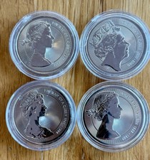 Mint 4x £5 Coins Uncirculated All In Plastic Containers Free Postage Uk Seller