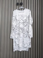 Next Lightweight Marble Effect Tunic Dress Size 12