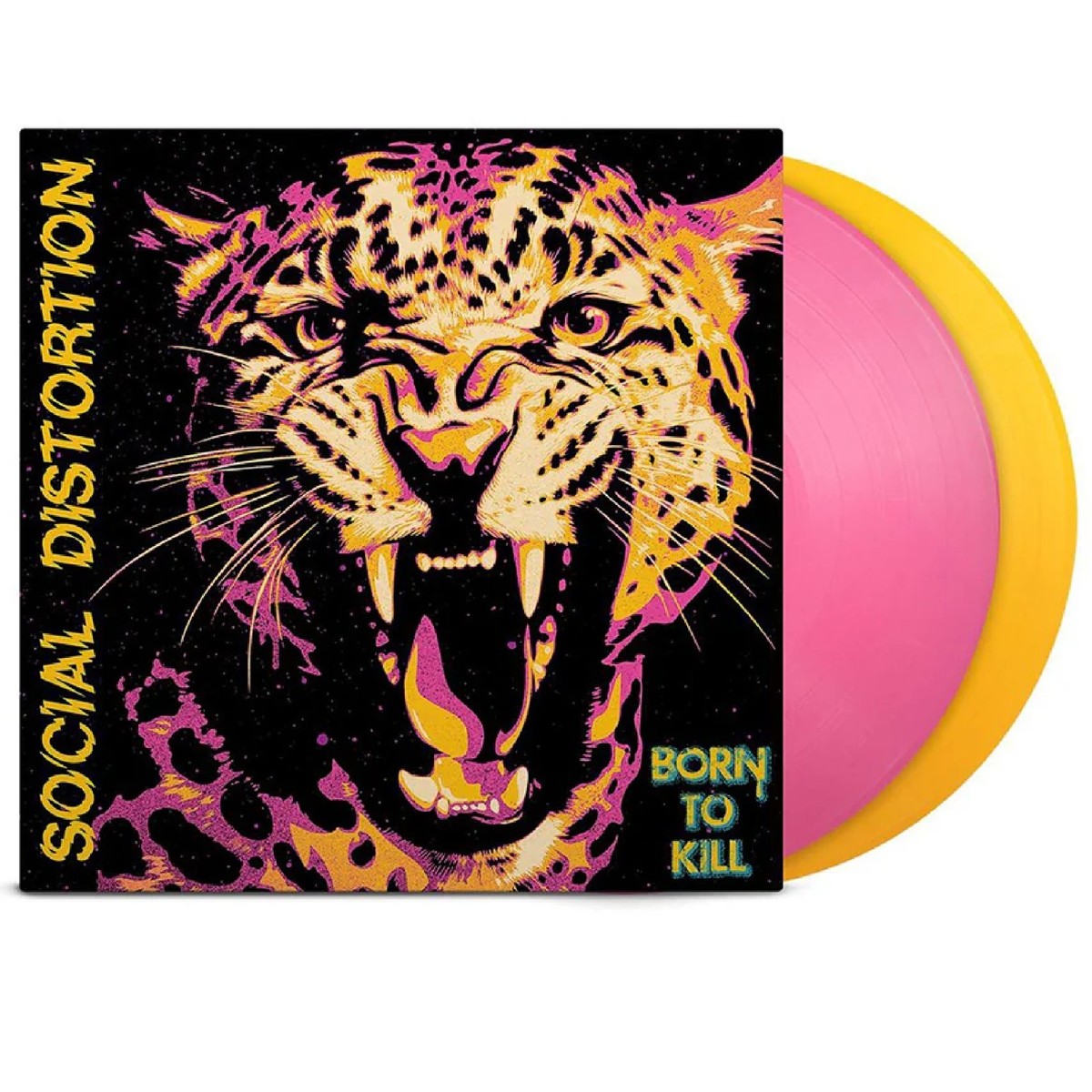 Social Distortion – Born To Kill – 2xLP Pink & Yellow Vinyl