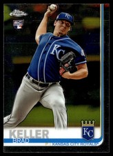 2019 Topps Chrome Brad Keller Rookie Kansas City Royals #54