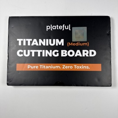 Plateful Titanium Cutting Board Medium 14  X 9.5  New Retail