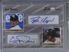 2005 Just Minors Double Silver 20/25 Tyler Clippard Eric Duncan Auto 0b2