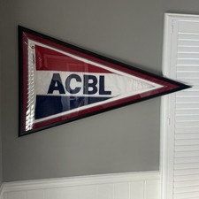 Large Vintage ACBL American Commercial Barge Line Pennant Framed 54”