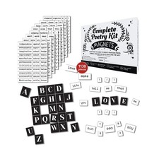 1138 PCS Complete Poetry Magnets Kit, Word Magnet for Fridge, Magne... Fast Ship