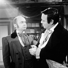 Rene CLERMONT Jean Topart in a scene of the serial Rocambole the b- Old Photo