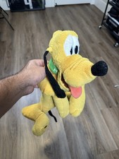 Vintage Disney Store Pluto Plush Stuffed Animal