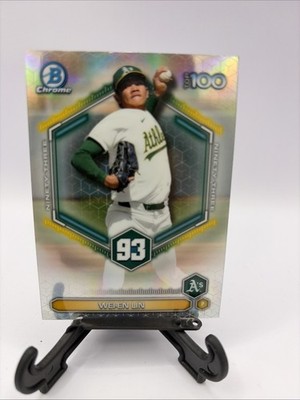 Topps Bowman Chrome 2026 Wei-En Lin Oakland Athletics Top 100 BTP-93