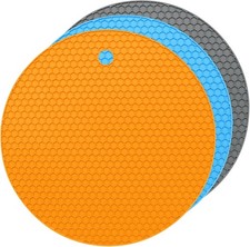Orange Blue Gray, Silicone Jar Opener Pads