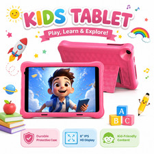 8" Android 12 Tablet for kid 2GB RAM 32GB ROM Dual Camera Shockproof IPS LCD