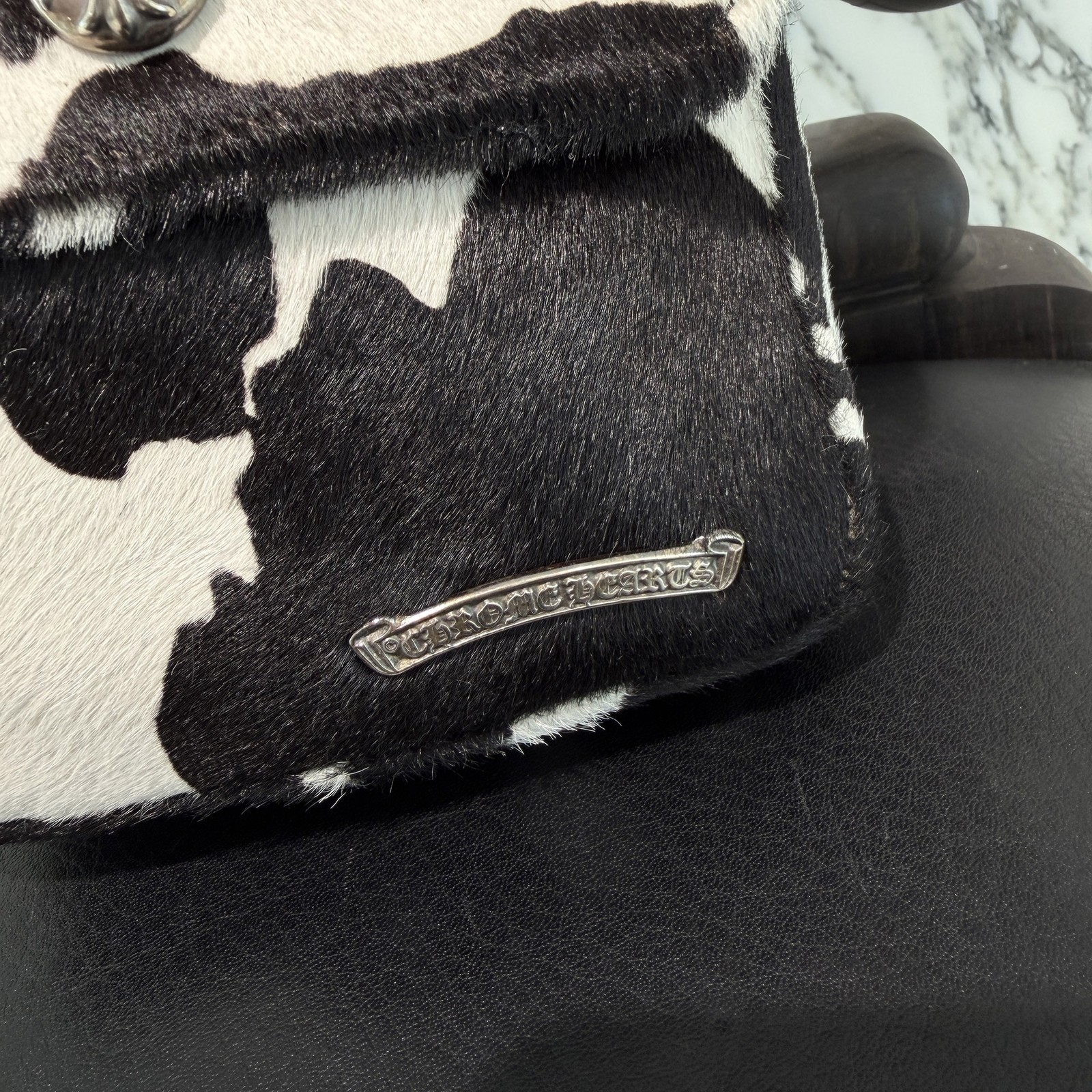 Chrome Hearts HOT POT CH Plus Cross Ball Leather Shoulder Bag Hot image 8