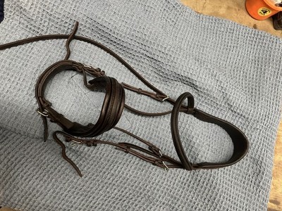 Devoucoux Biarritz bridle cob size brown