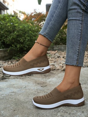 Women s Slip On Sneakers Breathable Walking Shoes Lightweight Comfort