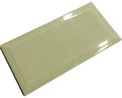 Metrofliese mit Facette glänzend Duck Egg 10 x 20 cm