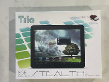 Trio Stealth Pro Tablet 9.7" Touchscreen 8GB Android 4.0 Wi-Fi Silver
