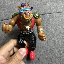 Vintage Teenage Mutant Ninja Turtles Bebop Figure 1988 Playmates Mirage Studios