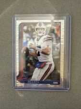 2025 Topps Chrome Football Josh Allen Pulsar Refractor #34 Buffalo Bills