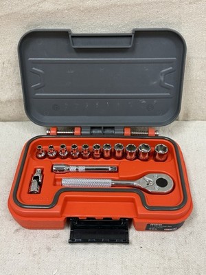 PROTO J47214S Socket Set 1/4'' Drive 14 Piece Metric 4 mm to 12 mm