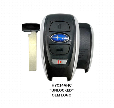HYQ14AHC - UNLOCKED WORN OEM Subaru Keyless Remote Smart Key 4B Trunk
