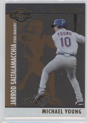 2008 Topps Co-Signers Silver Gold 88/150 Michael Young Jarrod Saltalamacchia 0z8