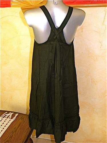 MARITHE FRANCOIS GIRBAUD robe + jupon noire en rami TAILLE XS NEUVE ÉTIQUETTE - Picture 4 of 5