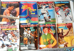 1977 Sports Illustrated Lot 8 Issues Guy Lafleur Roberto Duran Yankees Lakers Ebay