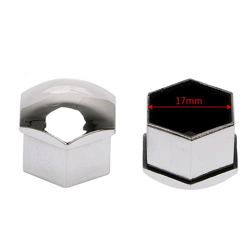 20PCS 17mm Car Wheel Nut Lug Cover Hub Screw Cap Glossy Bolt Rim Tire W/ Tools - Picture 9 of 13