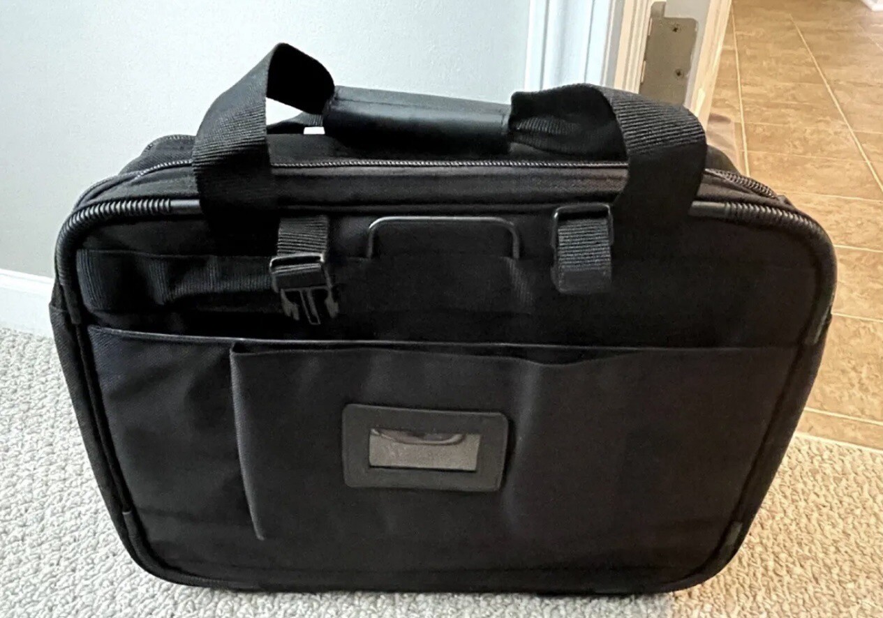 Luggage Works Stealth Electronics Flight Bag eBay