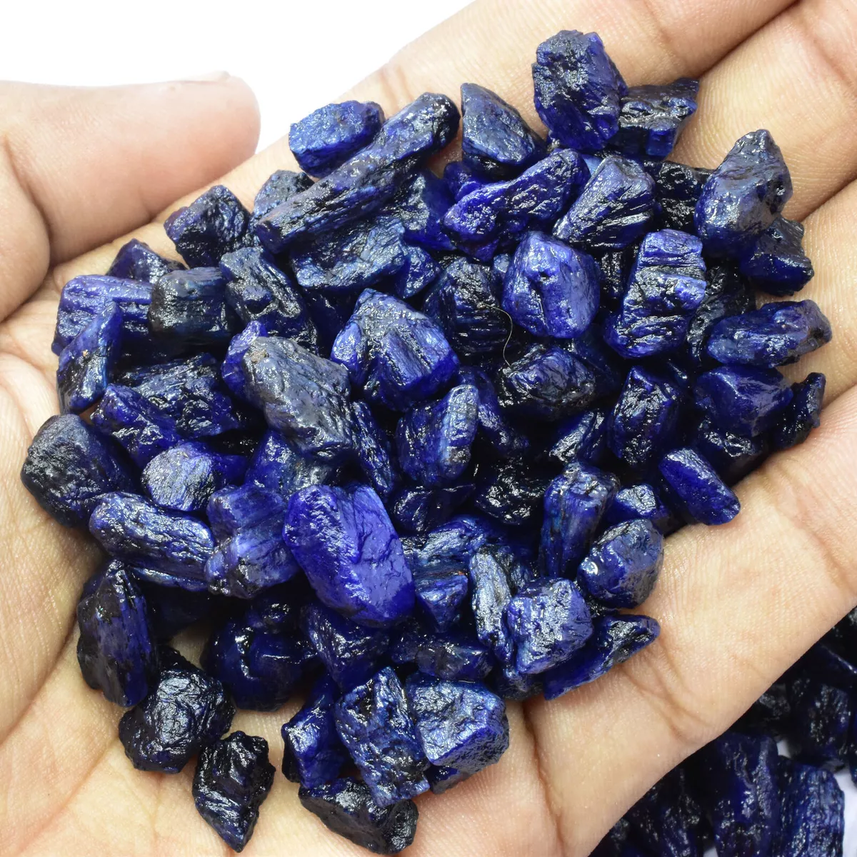 NATURAL Uncut Rough Blue Sapphire 250 Ct CERTIFIED Loose Gemstone