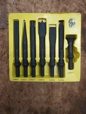 New Unused Grey Pneumatic CS807 7-Piece Chisel Socket Set