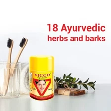 Vicco Vajradanti Ayurvedic Herbal Tooth Powder 100g treat pyorrhoea bleeding gum