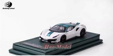 Rotating wheel 1:64 Ferrari 488 pista Resin Car Model Diecast Hobby Ornaments