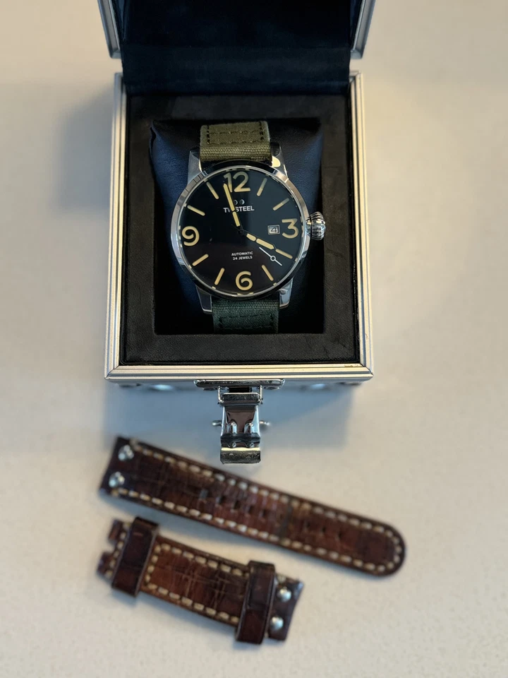 MS6 TW steel mens watch automatic 45mm 10 ATM - Image 4 of 4