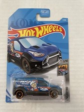 2021 Hot Wheels #7 Blue Hot Wheels Ford Transit Connect HW Metro