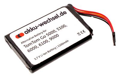 Akku für TomTom Go 5000 Go 5100 Go 6000 Go 6100 Go 9000 | 4FL50 4FL60