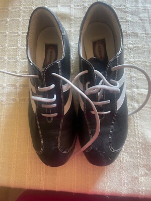 Women's shoes sneakers Graceland size 39 laced black leather