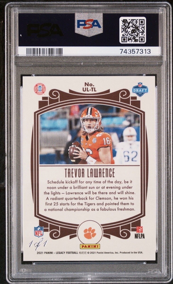 Trevor Lawrence 1/1 rookie card | eBay