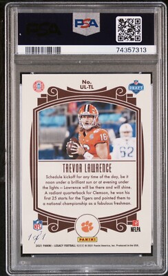 Trevor Lawrence 1/1 rookie card | eBay