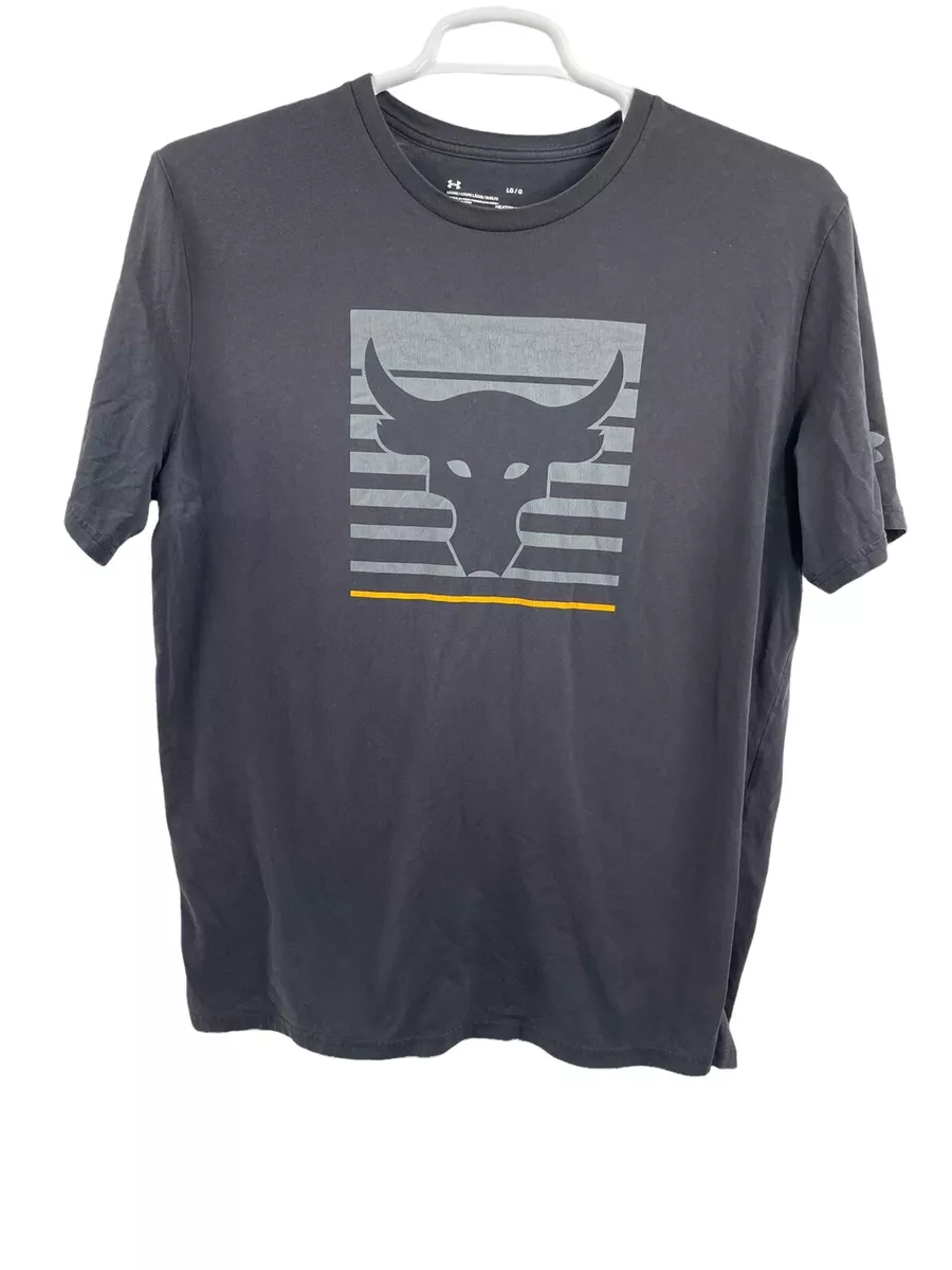 Under Armour x Project Rock Silver Brahma Bull Logo Men s Large