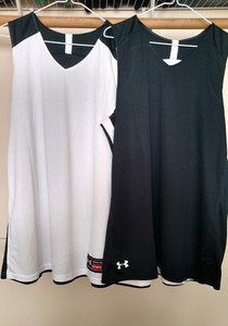 black and white reversible jersey